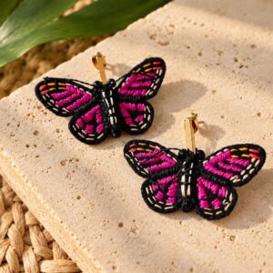 Aretes de mariposa